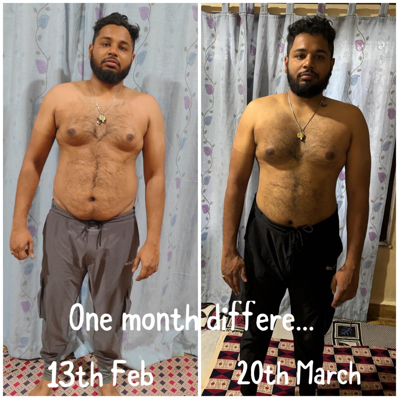 Client transformation 1 at Healthy n Fitter